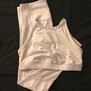Light lavender workout set